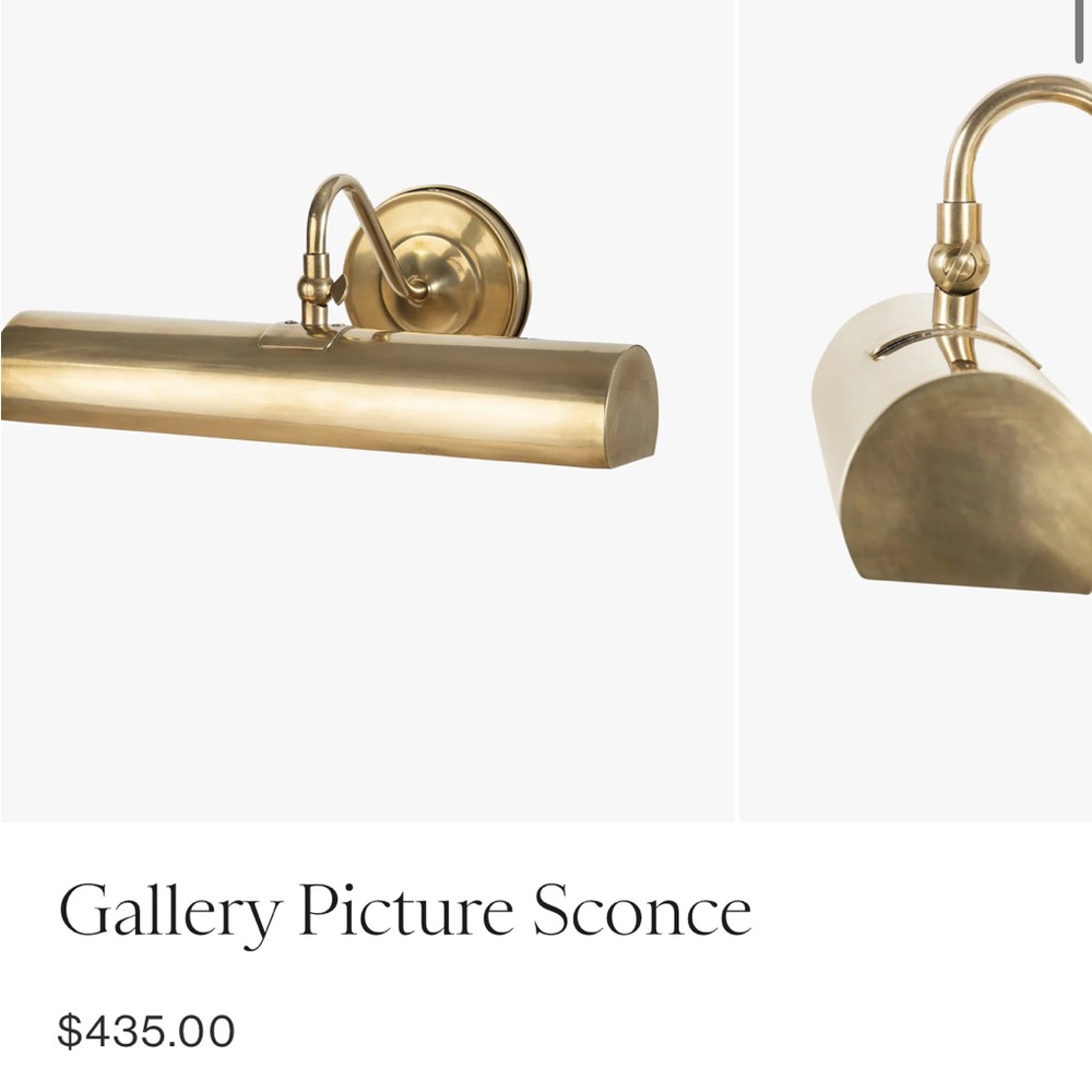 McGee and Co Gallery Picture Sconce